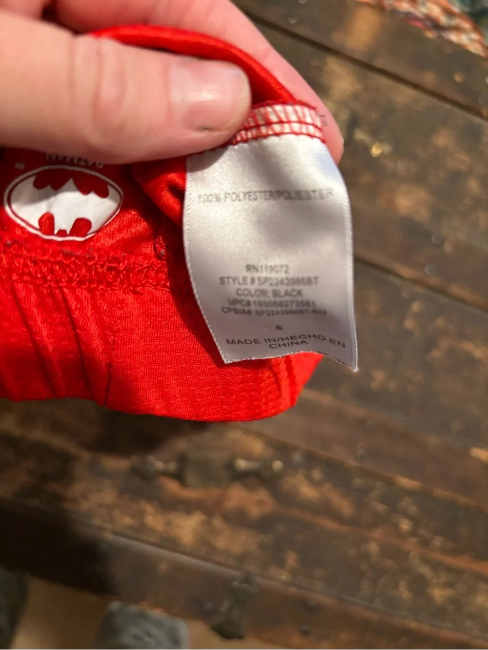 Batman gym shorts